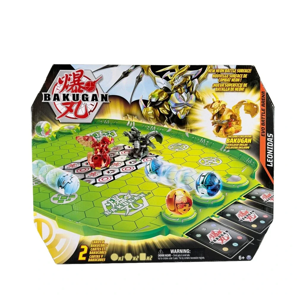 Bakugan Evo Battle Arena Exclusive Leonidas Neon Battle Surface Season 4 Toy